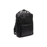 Calden Full-Grain Leather Laptop Backpack para Mulher in Classic 100% Full-Grain Leather - Full Exterior Front Profile View | Buy Online