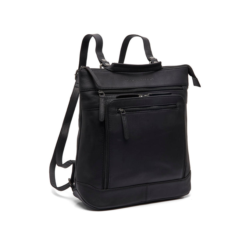 Caldero Full-Grain Leather Laptop Backpack para Mulher