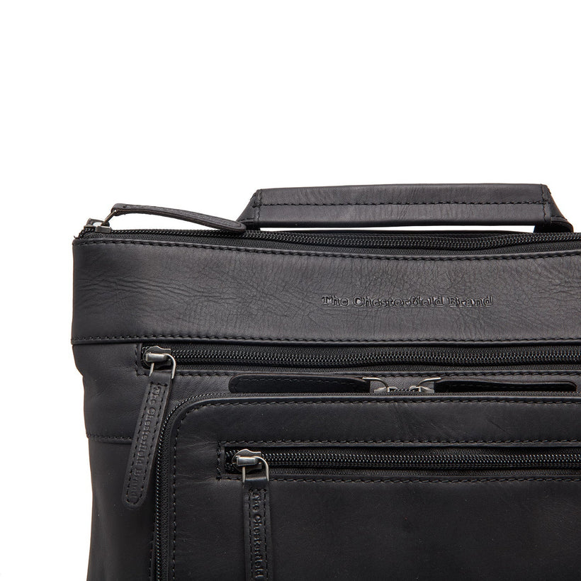 Caldero Full-Grain Leather Laptop Backpack para Mulher