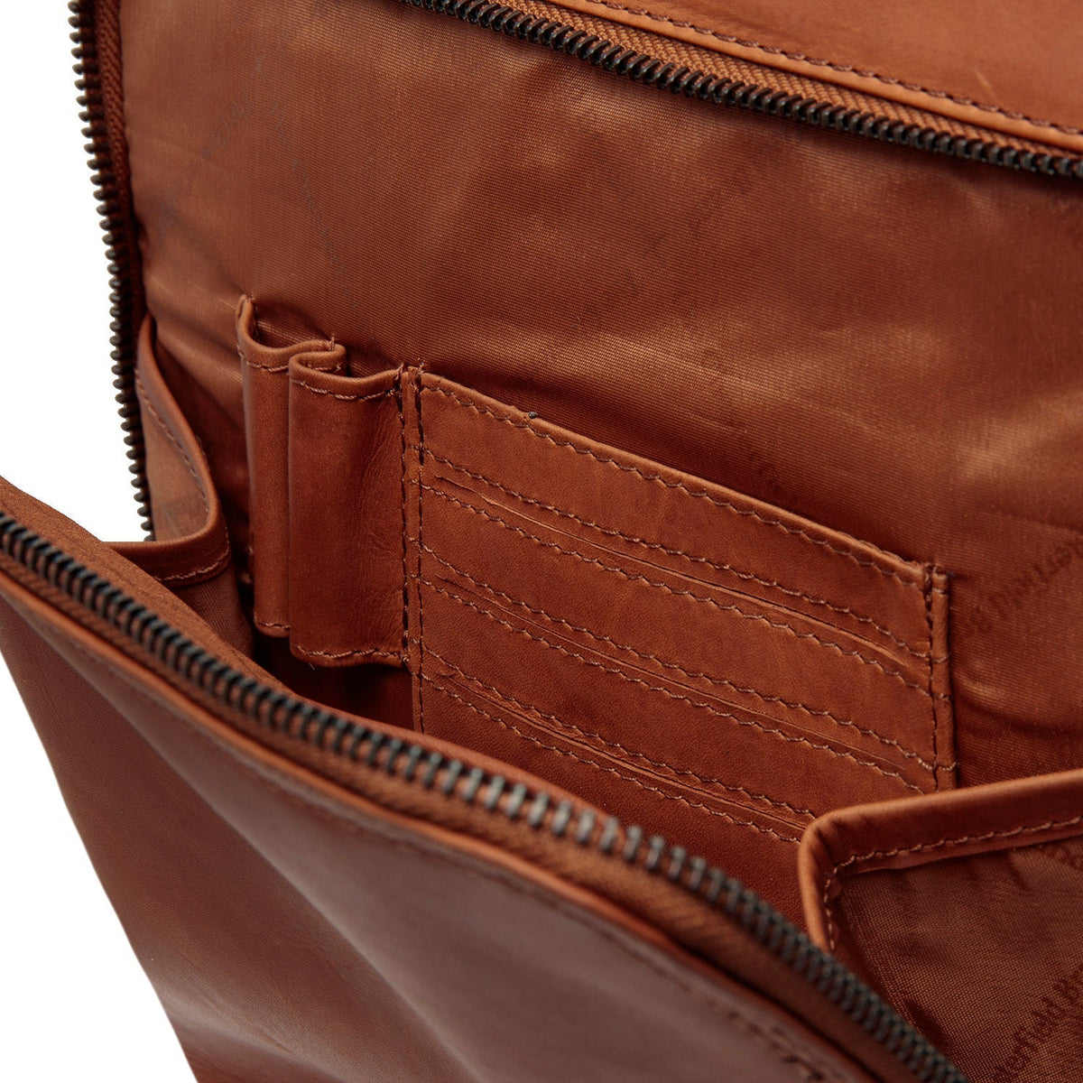 Jasper Full-Grain Leather Laptop Backpack para Mulher – alternate product view 3