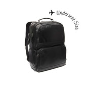 Lennox Full-Grain Leather Laptop Backpack para Mulher in Classic 100% Full-Grain Leather - Full Exterior Front Profile View | Buy Online