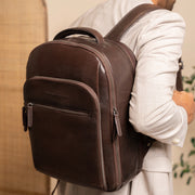 
Maggiore Mochila para portátil em couro – alternate product view 2