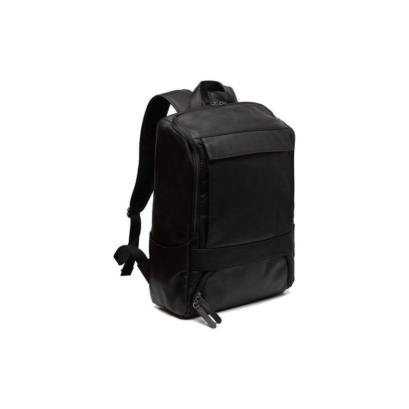 Rich Full-Grain Leather Laptop Backpack para Homem