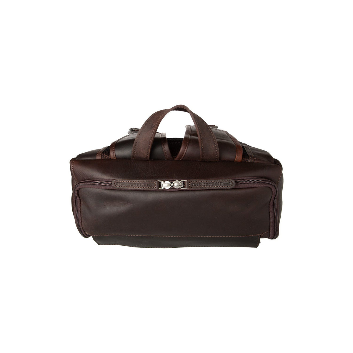 Rich Full-Grain Leather Laptop Backpack para Homem – alternate product view 3