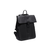 Trondheim Full-Grain Leather Laptop Backpack para Mulher in Classic 100% Full-Grain Leather - Full Exterior Front Profile View | Buy Online
