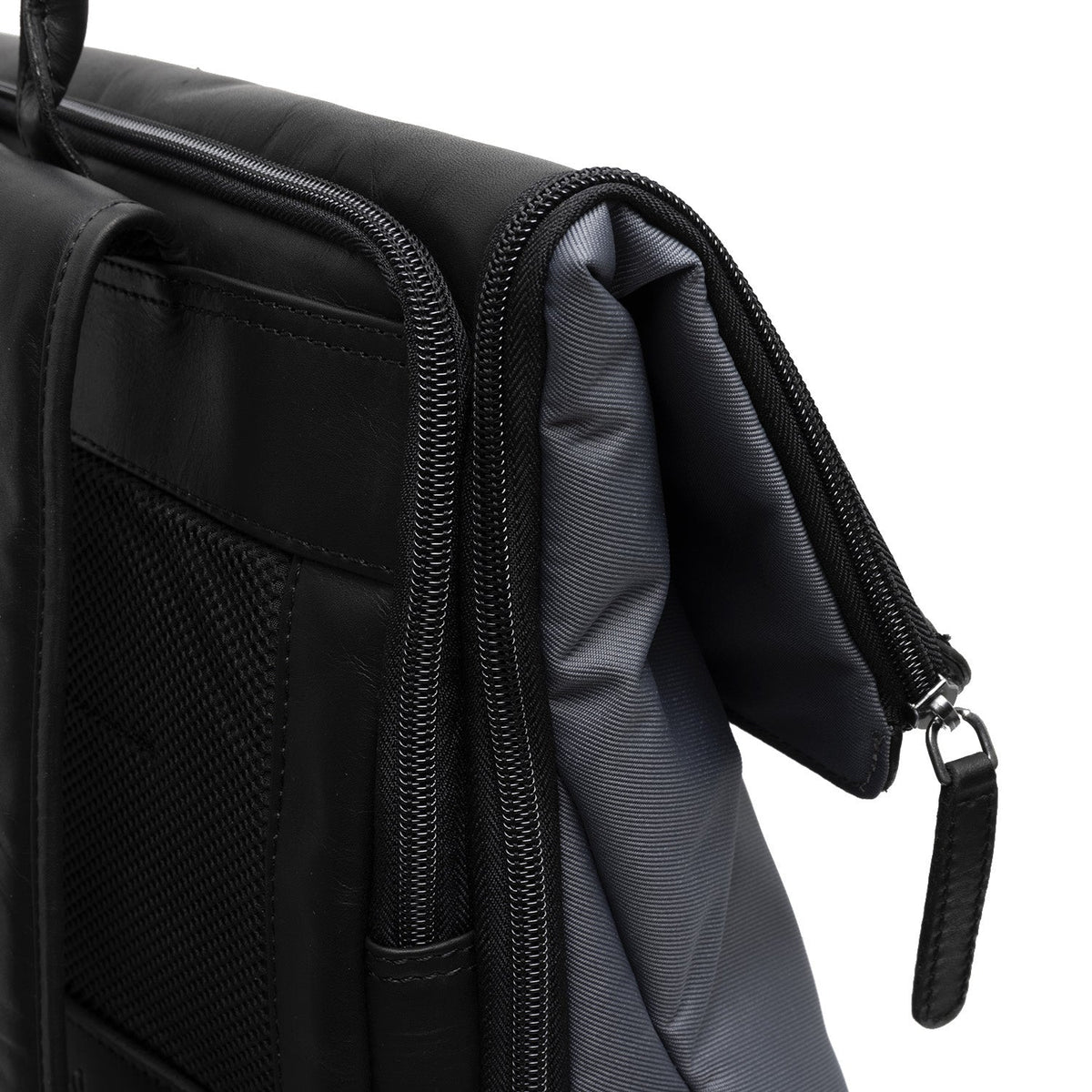 Trondheim Full-Grain Leather Laptop Backpack para Mulher – alternate product view 2