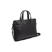 Elvas Full-Grain Leather Laptop Bag para Mulher in Classic 100% Full-Grain Leather - Full Exterior Front Profile View | Buy Online