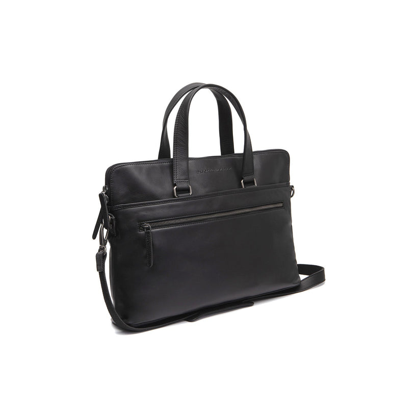 Elvas Full-Grain Leather Laptop Bag para Mulher