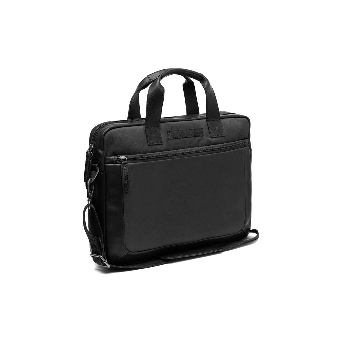 Narvik Full-Grain Leather Laptop Bag para Mulher in Classic 100% Full-Grain Leather - Full Exterior Front Profile View | Buy Online