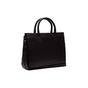 Rivera Full-Grain Leather Laptop Bag para Mulher in Classic 100% Full-Grain Leather - Full Exterior Front Profile View | Buy Online