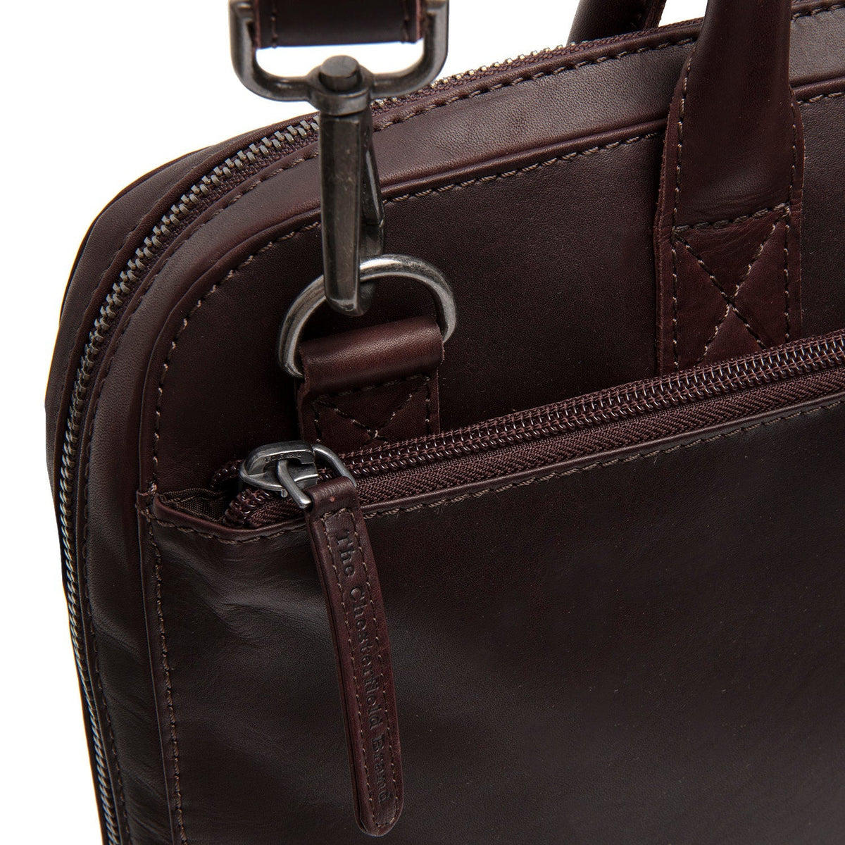 Tilbury Full-Grain Leather Laptop Bag para Mulher – alternate product view 2