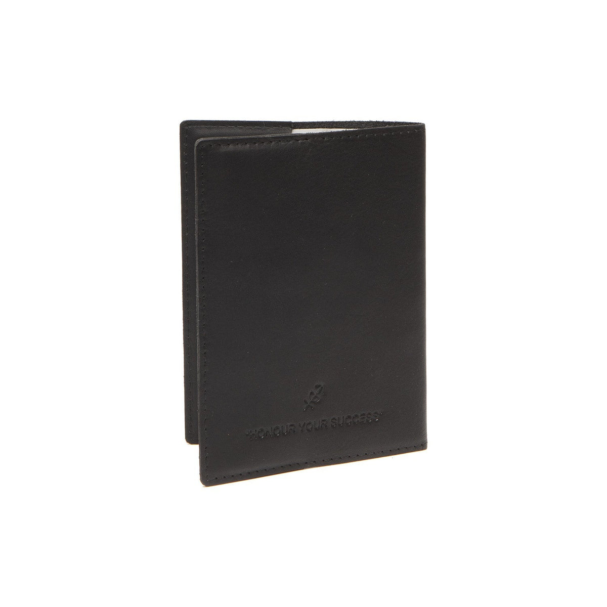 
Vista detalhada of Classic Collar & Heavy-Duty Zipper Hardware on Leather Passport Case para Mulher para Mulher