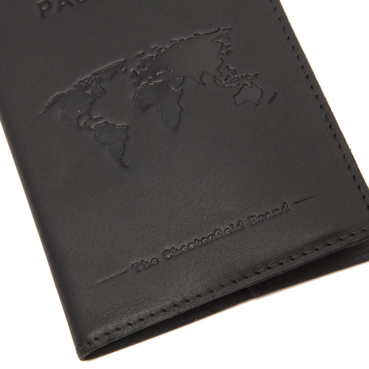 
Leather Passport Case para Mulher para Mulher - Vista lateral mostrando o corte ergonómico de mangas