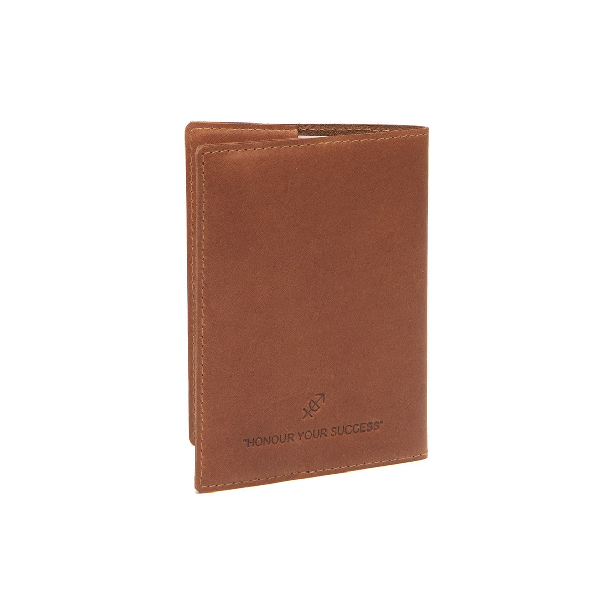 
Cognac Leather Passport Case para Mulher para Mulher, detail view 1