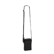 Hamilton Full-Grain Leather Phone Bag para Mulher - Lateral Side Profile View Showing Sleeve Cut &amp; Athletic Taper Fit