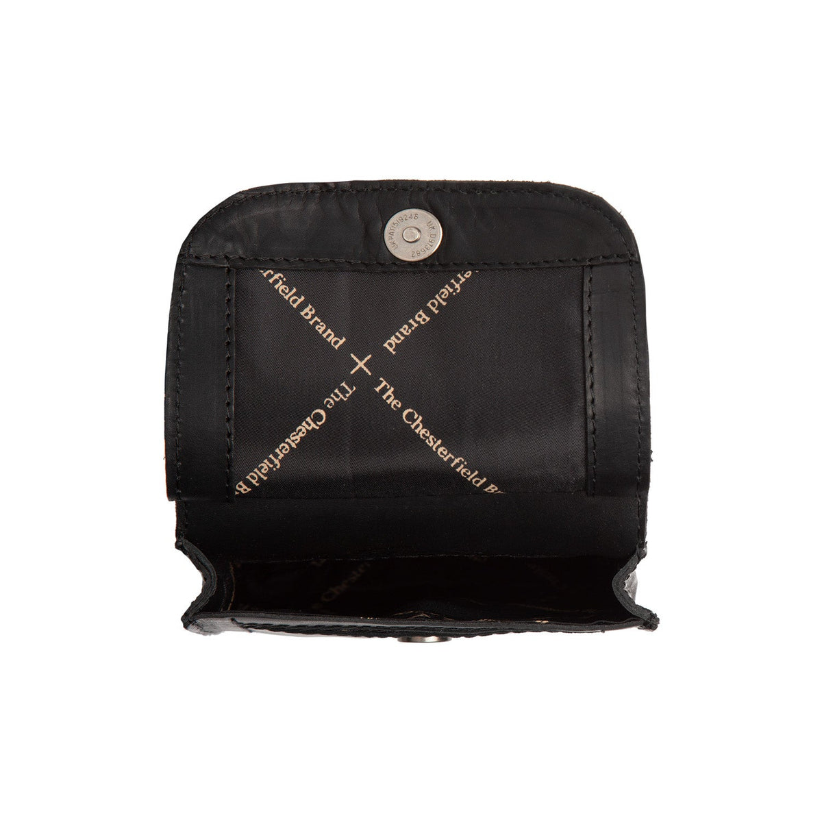 Close-Up Detail of Classic Collar &amp; Heavy-Duty Zipper Hardware on Nebra Full-Grain Leather Phone Bag para Mulher