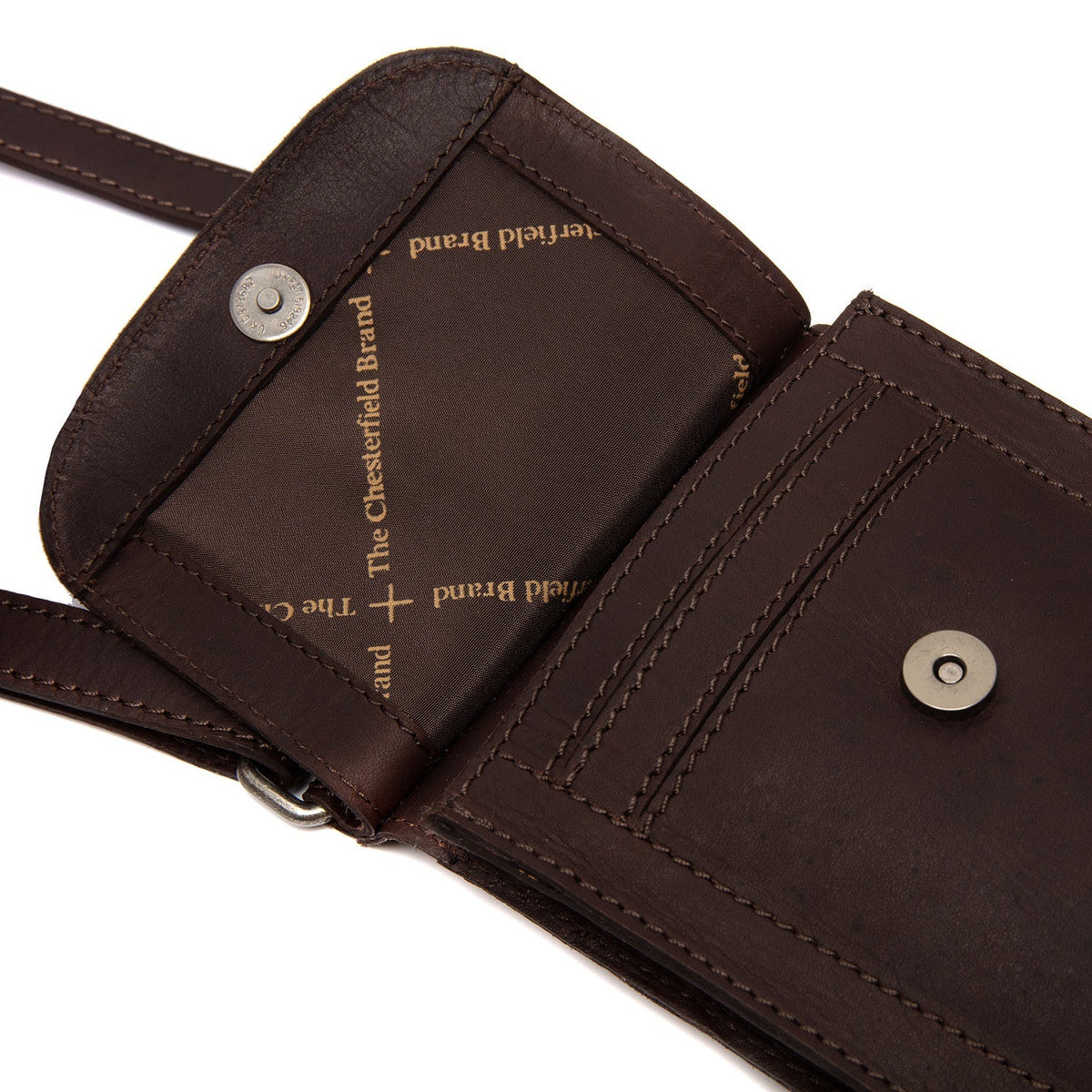Nebra Full-Grain Leather Phone Bag para Mulher – alternate product view 3