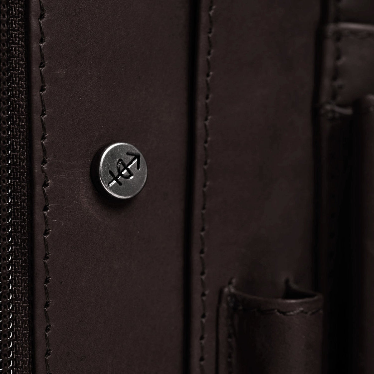 
Brown Leather Portfolio Barnet para Mulher para Mulher, detail view 1