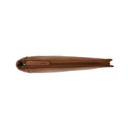 
Cognac Leather Portfolio Barnet para Mulher para Mulher, detail view 3