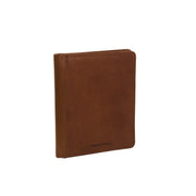 
Cognac Leather Portfolio Barnet para Mulher para Mulher, front view