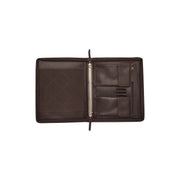 
Perspetiva vestida de Leather Portfolio Moreton para Mulher para Mulher no modelo com caimento natural à luz do dia