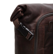 Liverpool Full-Grain Leather Roll-top Backpack para Mulher – alternate product view 3