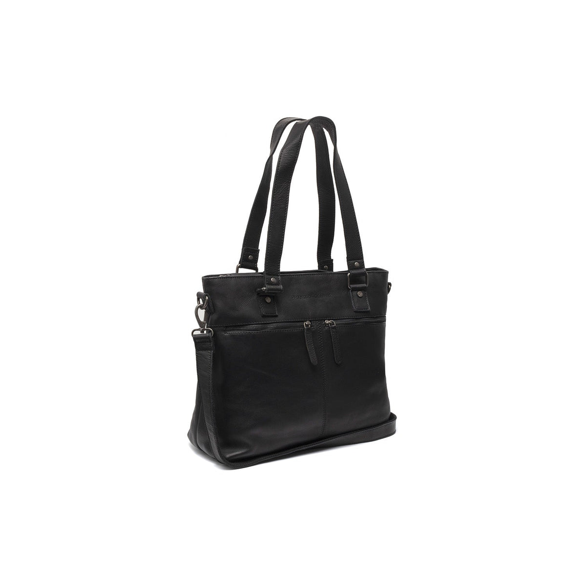 Rome Full-Grain Leather Shopper para Mulher in Classic 100% Full-Grain Leather - Full Exterior Front Profile View | Buy Online