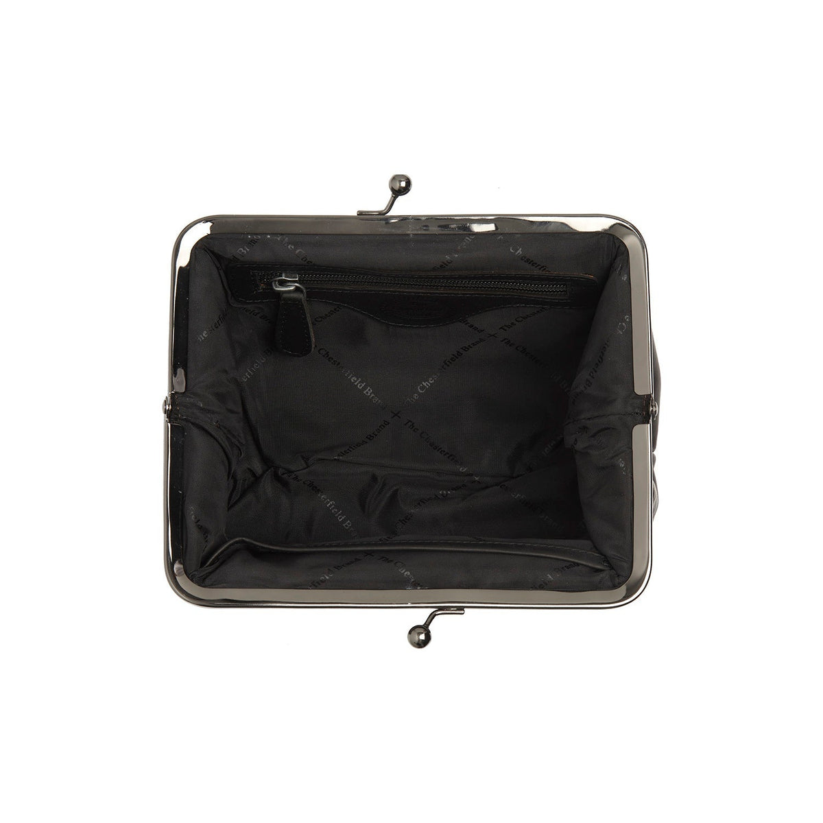 Solid Antique Brass Hardware &amp; Heavy-Duty Dual Zipper Detail on Andrade Full-Grain Leather Shoulder Bag para Mulher
