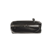 Andrade Full-Grain Leather Shoulder Bag para Mulher - Structured Side Profile Showing Gusset Depth &amp; Expansion Capacity