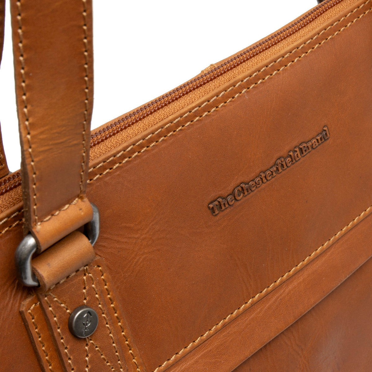 Branson Full-Grain Leather Shoulder Bag para Mulher – alternate product view 3