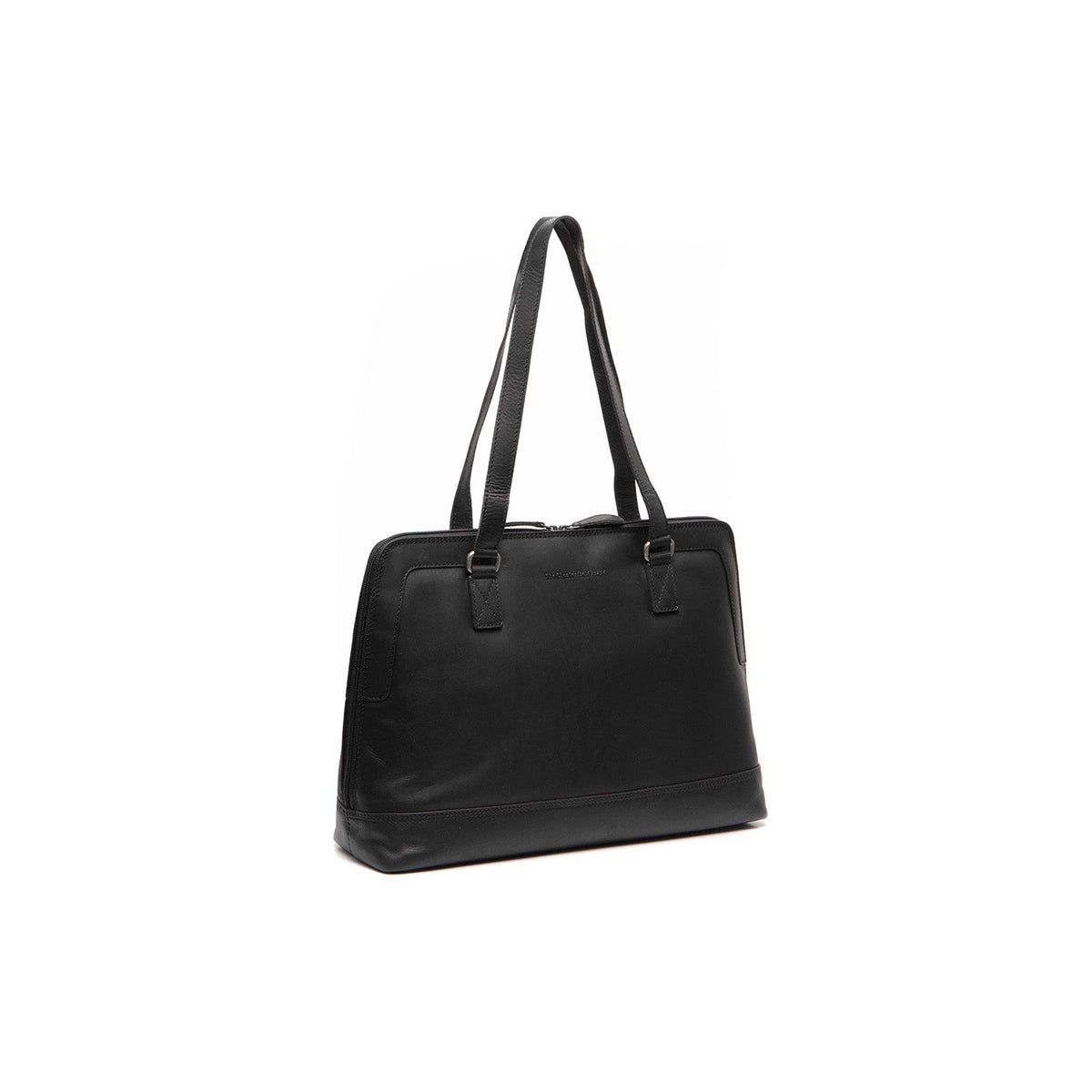 Elvar Full-Grain Leather Shoulder Bag para Mulher in Classic 100% Full-Grain Leather - Full Exterior Front Profile View | Buy Online