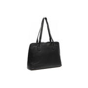 Elvar Full-Grain Leather Shoulder Bag para Mulher in Classic 100% Full-Grain Leather - Full Exterior Front Profile View | Buy Online