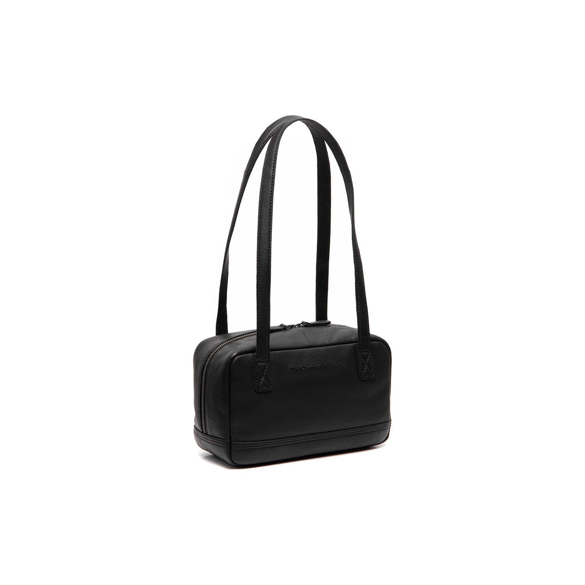 Fenno Full-Grain Leather Shoulder Bag para Mulher in Classic 100% Full-Grain Leather - Full Exterior Front Profile View | Buy Online