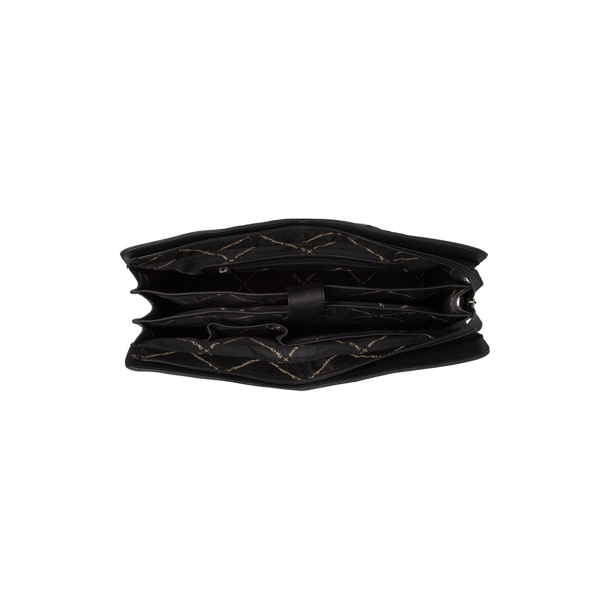 Solid Antique Brass Hardware & Heavy-Duty Dual Zipper Detail on Fidenza Full-Grain Leather Shoulder Bag