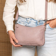 Irving Full-Grain Leather Shoulder Bag para Mulher – alternate product view 2