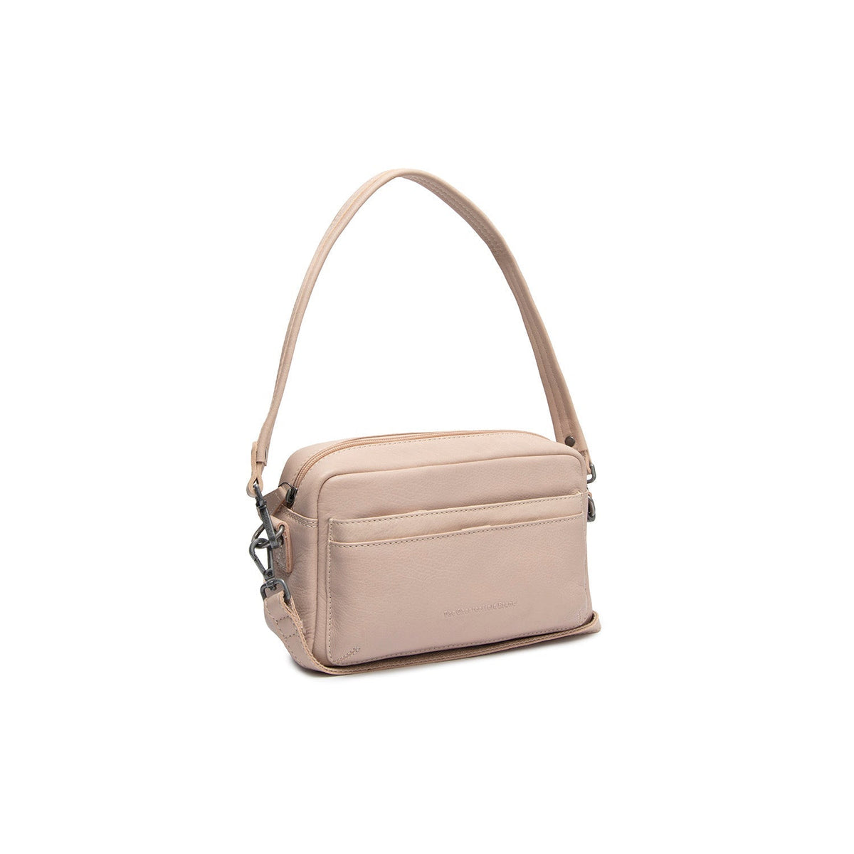 
Liora Mala de ombro em couro em couro legítimo 100% flor integral - Full Exterior Vista frontal e silhueta ajustada | Comprar online