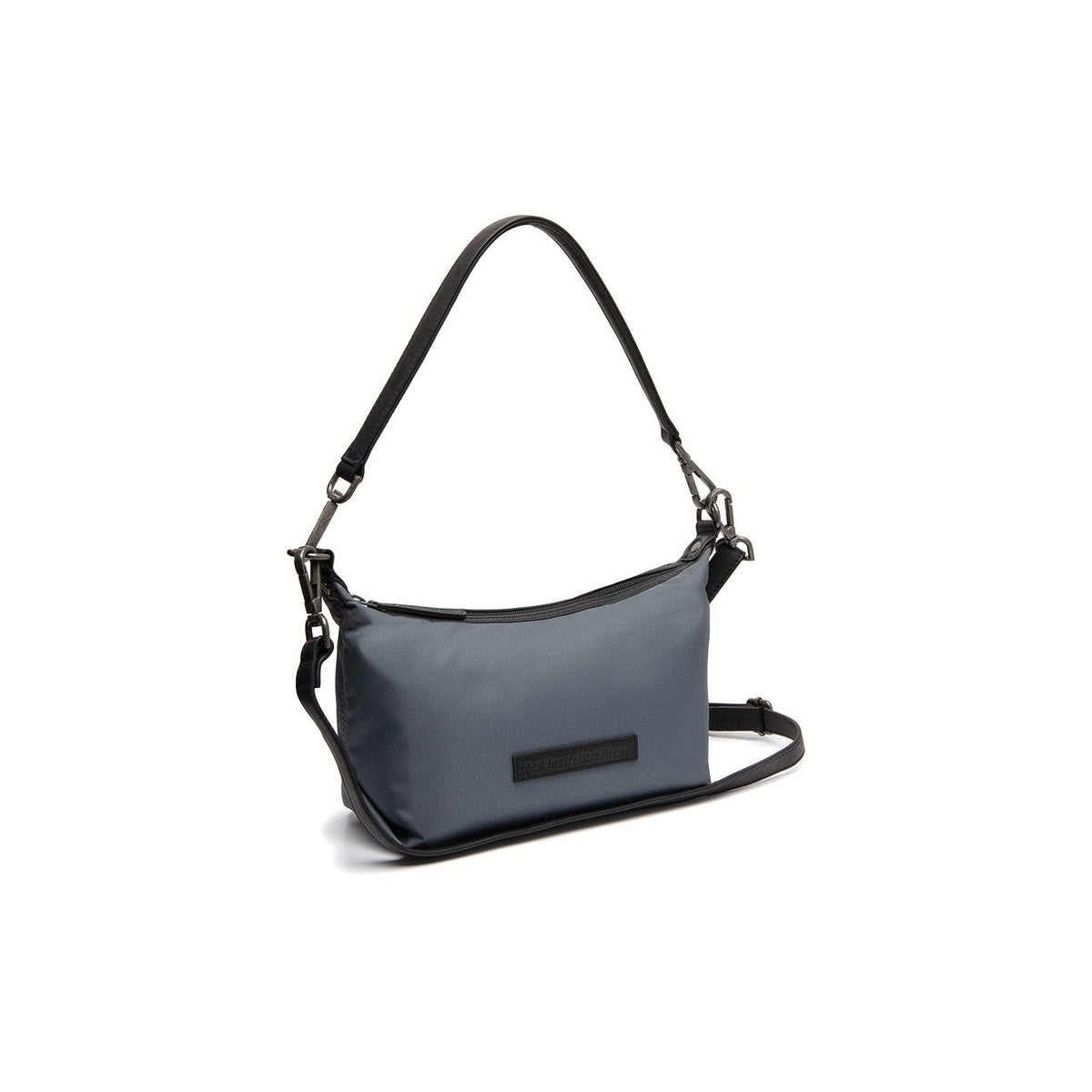 Lovund Full-Grain Leather Shoulder Bag para Mulher in Classic 100% Full-Grain Leather - Full Exterior Front Profile View | Buy Online