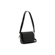 Marcella Full-Grain Leather Shoulder Bag para Mulher in Classic 100% Full-Grain Leather - Full Exterior Front Profile View | Buy Online