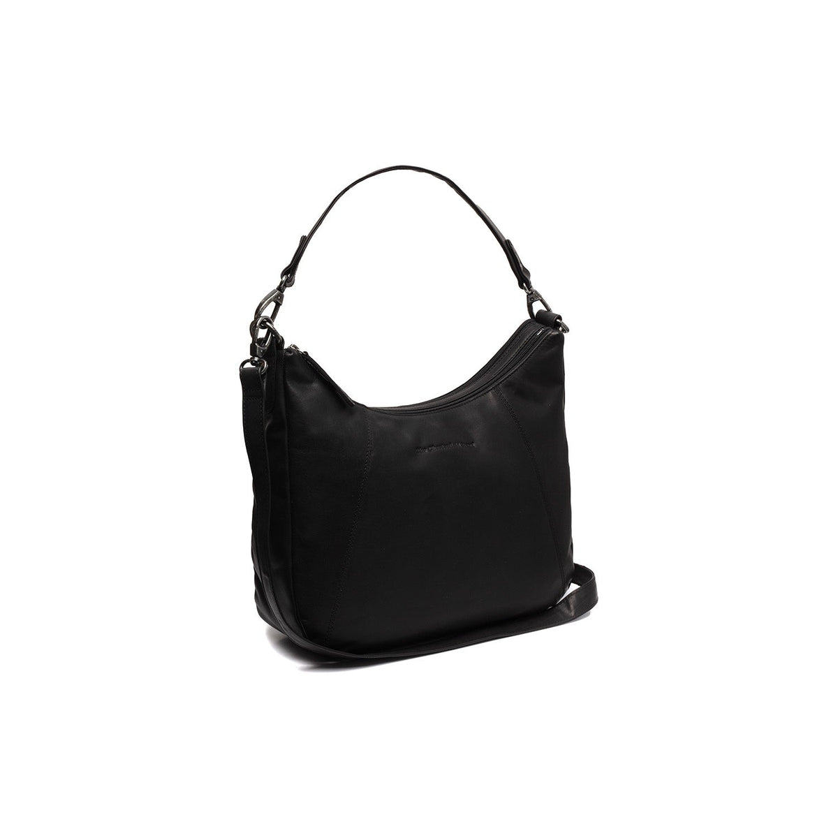 Marle Full-Grain Leather Shoulder Bag para Mulher in Classic 100% Full-Grain Leather - Full Exterior Front Profile View | Buy Online