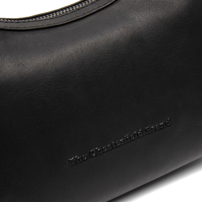 Classic 100% Full-Grain leather Bag - Rear Perspective Showing Reinforced Leather Straps & Stitching