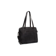 Pretoria Full-Grain Leather Shoulder Bag para Mulher in Classic 100% Full-Grain Leather - Full Exterior Front Profile View | Buy Online