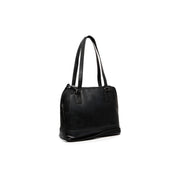 Seron Full-Grain Leather Shoulder Bag para Mulher in Classic 100% Full-Grain Leather - Full Exterior Front Profile View | Buy Online