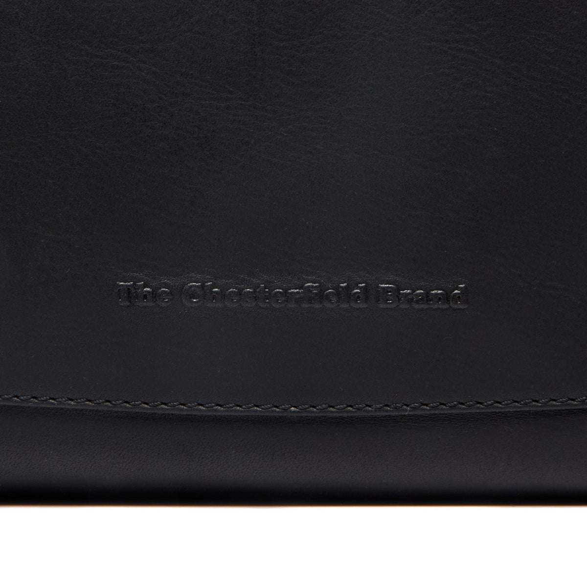 
Classic 100% Full-Grain leather Bag - Perspetiva traseira com alças de couro reforçadas