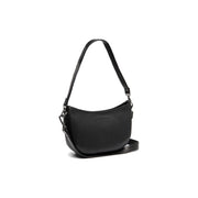Valentano Full-Grain Leather Shoulder Bag para Mulher in Tan 100% Full-Grain Leather - Full Exterior Front Profile View | Buy Online