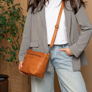 Zarita Full-Grain Leather Shoulder Bag para Mulher – alternate product view 3