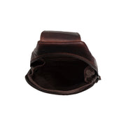 Brown Leather Sling Bag Bowey para Mulher, detail view 3