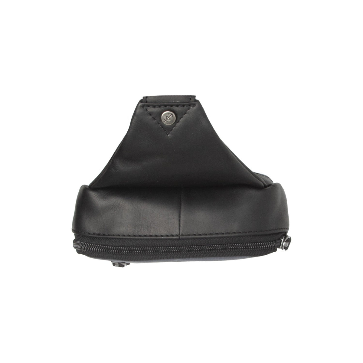 Leather Sling Bag Salla para Mulher - Structured Side Profile Showing Gusset Depth &amp; Expansion Capacity