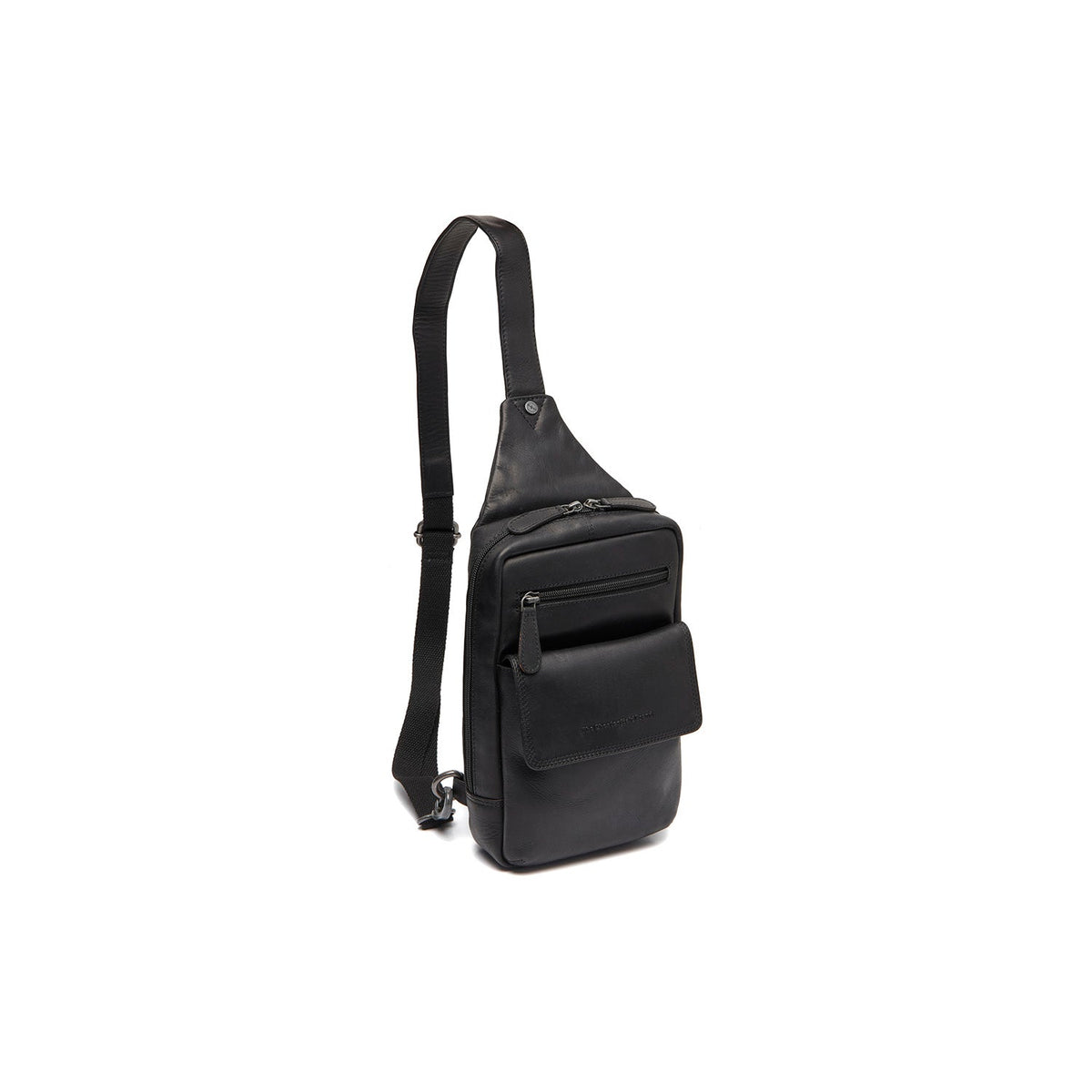 
Leather Sling Bag Turelle em couro legítimo 100% flor integral - Full Exterior Vista frontal e silhueta ajustada | Comprar online