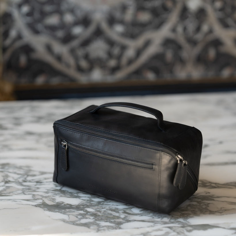 Elmia Full-Grain Leather Toiletry Bag para Mulher