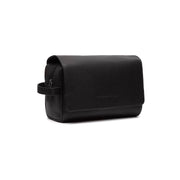 Rosario Full-Grain Leather Toiletry Bag para Mulher in Classic 100% Full-Grain Leather - Front Profile View &amp; Tailored Silhouette | Buy Online